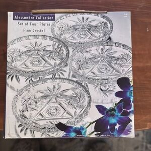 COPY - Alessandra Collection Crystal Plates Set
